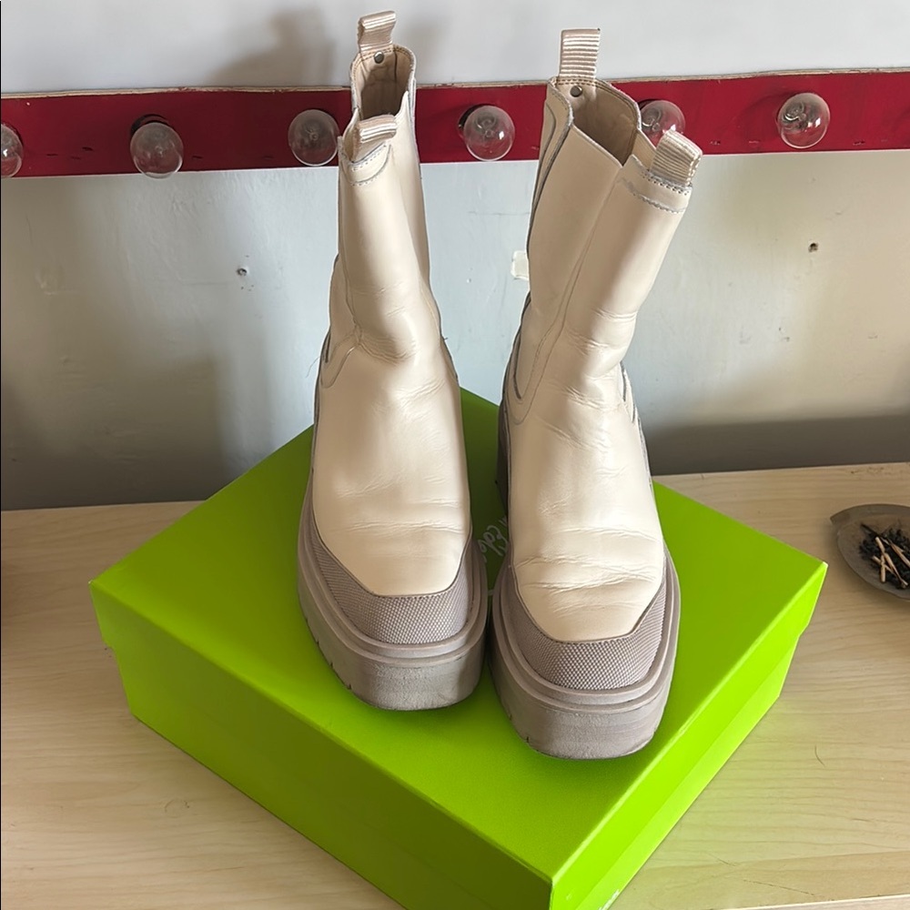 San Edelman Lug Sole Boots